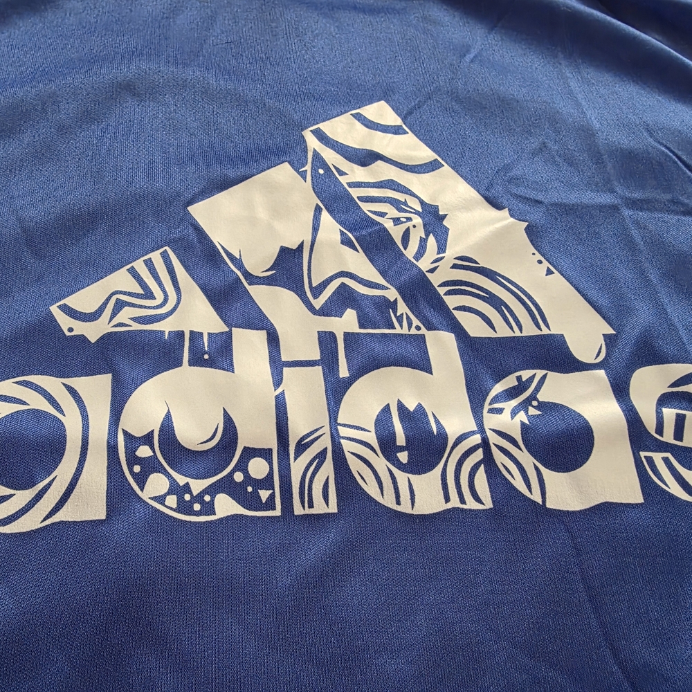 Adidas Men's Athletic Blue T-Shirt Size L NWT - Picture 2 of 5